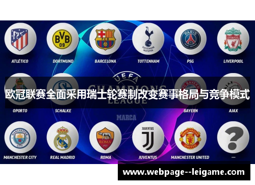 欧冠联赛全面采用瑞士轮赛制改变赛事格局与竞争模式